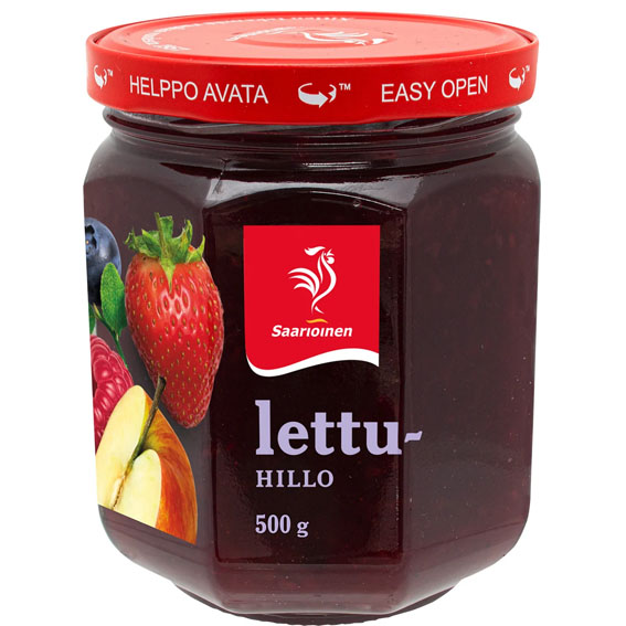 SAARIOINEN Lett jam, mixed jam 500g 